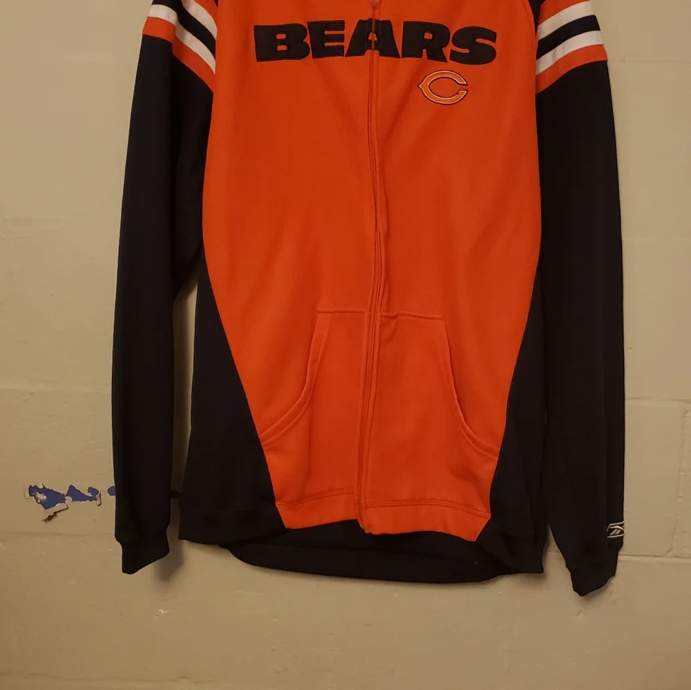Men Chicago Bears Reebok Track Jacket - Picture 5 of 8
